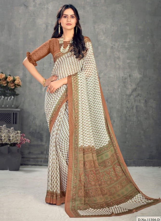 RUCHI KESARIYA CHIFFON 63rd EDITION Designer Casual Wear Chiffon Printed Saree Collection